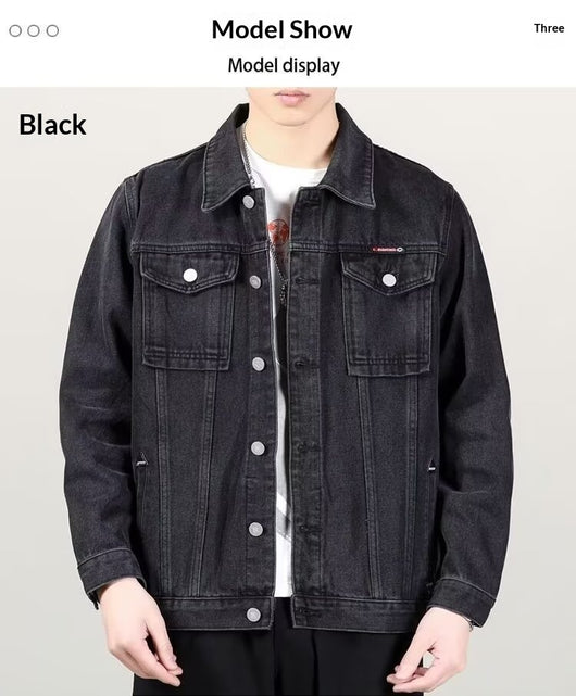 Chaqueta Denim Vintage Desgastada para Hombre - Image 16