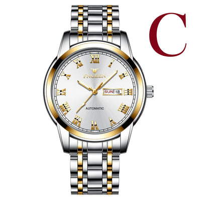 Reloj de Moda para Hombre con Banda de Acero Inoxidable y Esfera Luminosa - Image 4
