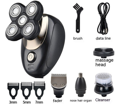 Afeitadora Eléctrica de 5 Cuchillas Multifuncional para Hombre - Image 3