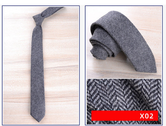 Corbata de Lana para Hombre Formal Estilo Inglaterra - Image 3