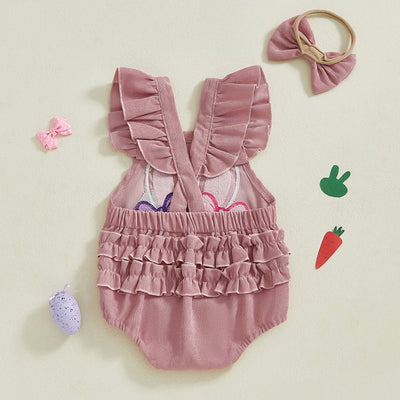 Conjunto de Dos Piezas Conejito Adorable en Pana para Bebé - Image 2