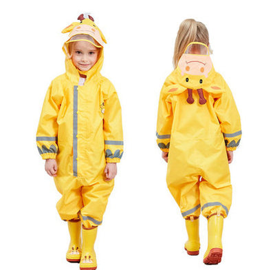 Impermeable Infantil Ecológico 2 en 1 con Pantalón Integrado - Image 3