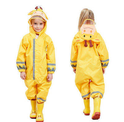 Impermeable Infantil Ecológico 2 en 1 con Pantalón Integrado - Image 3