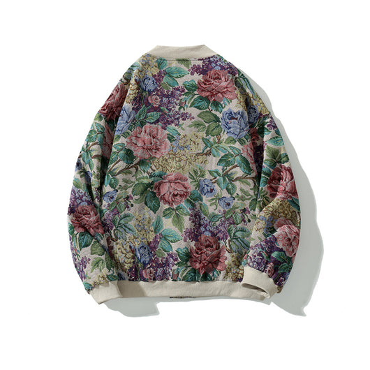 Chaqueta Harajuku Jacquard Retro para Hombre - Image 2