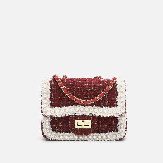 Bolso Mensajero Pearl Cuadrado Pequeño - Image 3
