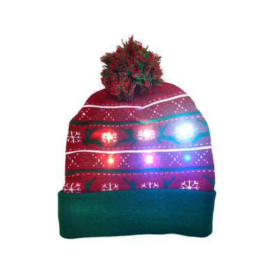 Gorro Navideño Tejido con Pompón Decorativo - Image 3