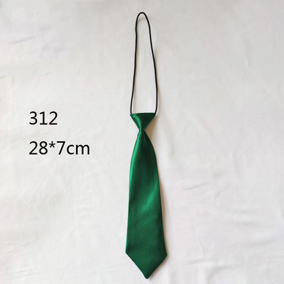 Corbata Elástica para Niños - Color Liso y Nudo Hecho - Image 4