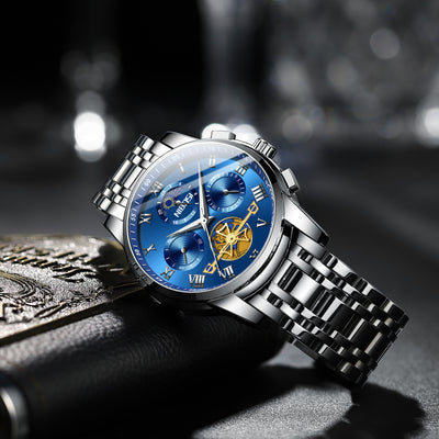 Reloj Mecánico para Hombre con Diseño Skeleton Casual - Image 12