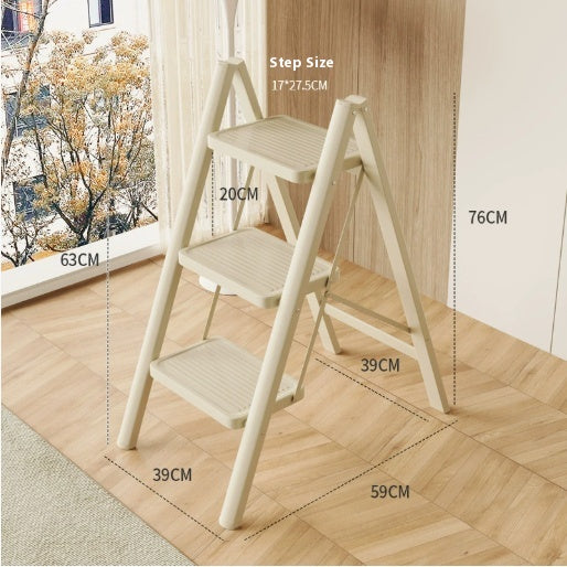 Escalera Roja Plegable para Plantas - Soporte Compacto sin Ocupar Espacio - Image 4