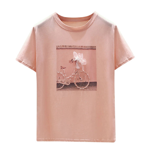 Blusas Sueltas de Verano para Mujer - Camisetas de Manga Corta que Disimula Abdomen - Image 2