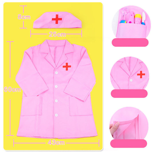 Disfraz Profesional de Enfermera y Doctora para Niñas - Juego de Rol Médico - Image 6