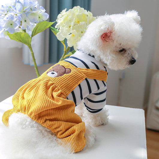 Pijama Térmico para Perros Pequeños - Mono Osito con Forro Polar - Image 13