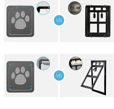 Puerta de Acceso Segura para Mascotas - Compuerta Corredera con Cierre para Perros y Gatos - Image 13