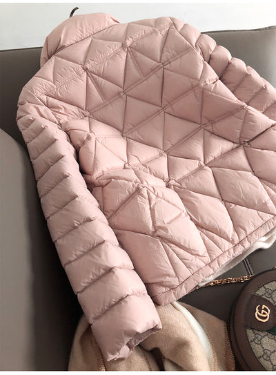 Chaqueta Ligera de Plumón de Pato Blanco - Estilo Casual Elegante - Image 15