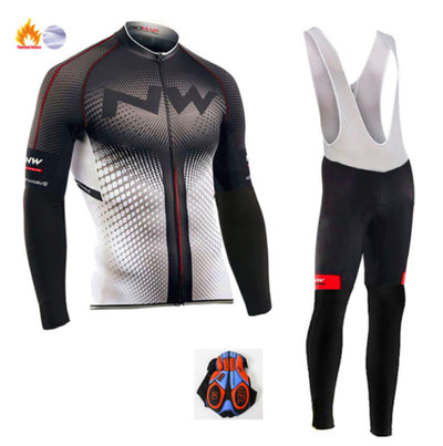 Conjunto de Jersey Ciclismo Manga Larga - Image 16