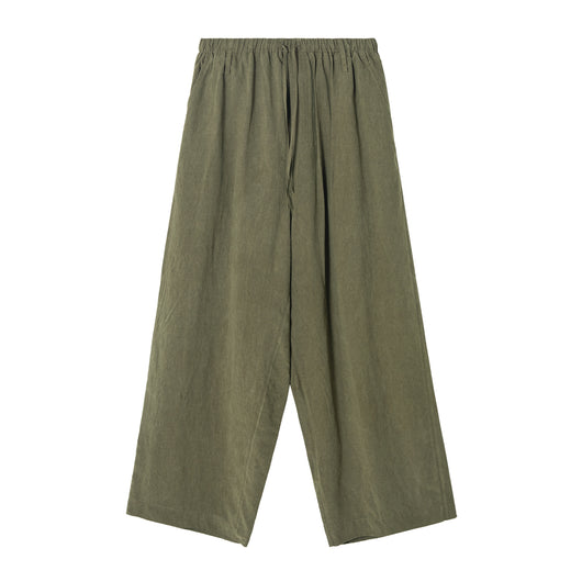 Pantalones Casuales Tencel Efecto Piedra con Cintura Elástica - Image 9
