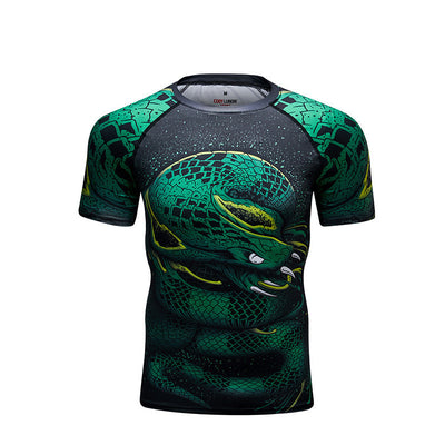 Camiseta Estampada en 3D con Diseños de Animales para Hombre - Image 2