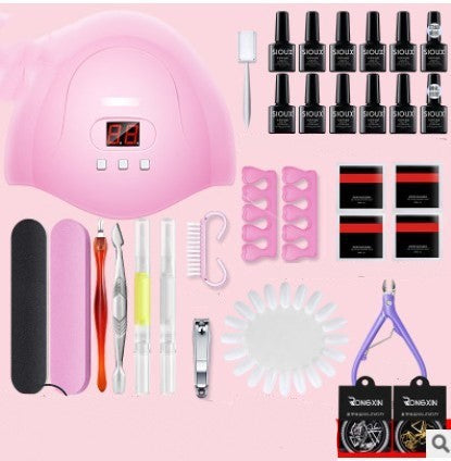 Kit Completo de Esmalte Gel UV para Manicura DIY - Lámpara 36W - Image 4