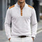 Sudadera Casual Hombre Transpirable de Color Sólido