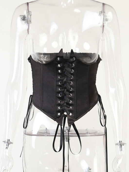 Vestido Asimétrico de Hombro Único con Falda Corta - Image 7