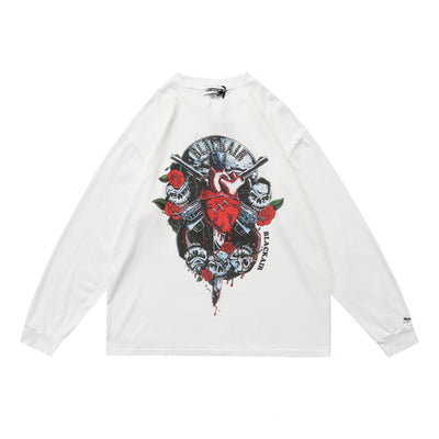 Playera Manga Larga Calavera Dark Demon para Hombre - Image 16