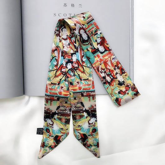 Bolsa Estilo Chino con Cintas Decorativas para Mujer - Image 10