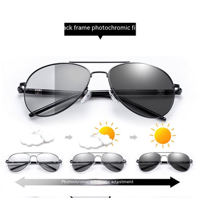 Gafas de Sol Polarizadas Fotocromáticas Aviador – Protección Día y Noche - Image 11