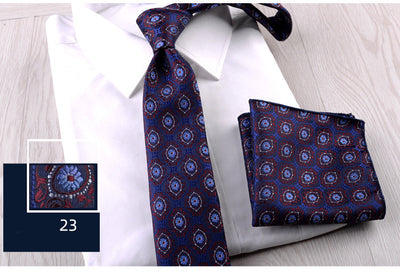 Combo Corbata y Pañuelo de Bolsillo para Hombre Profesional - Image 24