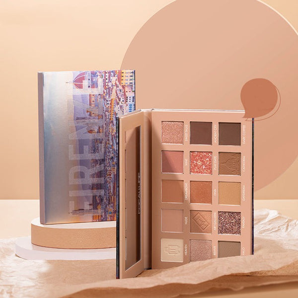 Paleta de Sombras de Viaje Tonos Tierra Naturales