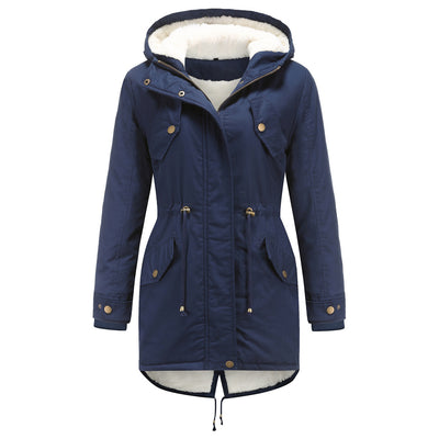 Abrigo Parka Grueso para Mujer con Capucha y Forro Polar - Image 4