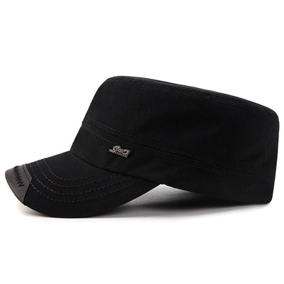 Gorra Plana de Algodón Puro para Hombre - Image 8