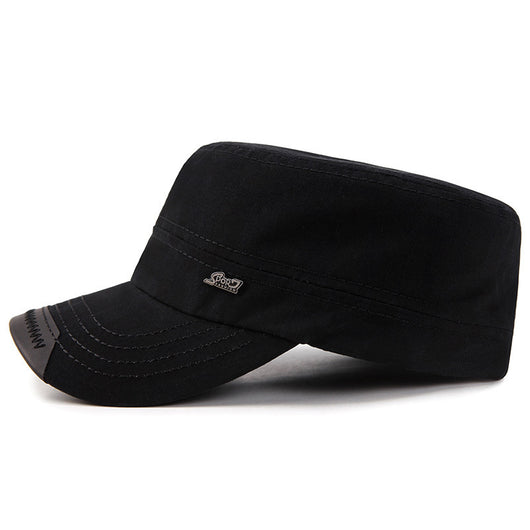 Gorra Plana de Algodón Puro para Hombre - Image 8