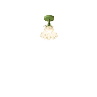 Lámpara LED Decorativa Pasillo Flor Linglan Crema - Image 3