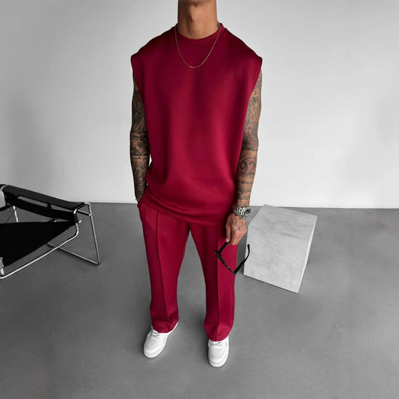 Traje de Verano para Hombre: Chaleco y Pantalón