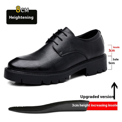 Zapatos Formales de Cuero con Aumento de Altura 10cm - Elegancia y Confianza - Image 6