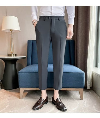 Pantalones de Vestir Casual Rectos para Hombre - Image 26