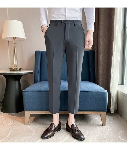 Pantalones de Vestir Casual Rectos para Hombre - Image 26