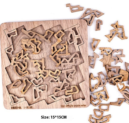 Cubo Wooden Dinosaurio Escher - Puzzle 3D de Madera para Desafiar tu Mente - Image 17