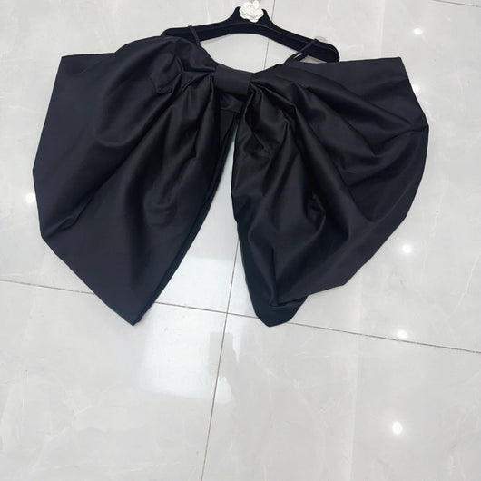 Blusa Elegante Off-Shoulder con Mangas Abullonadas y Moño Grande - Image 16