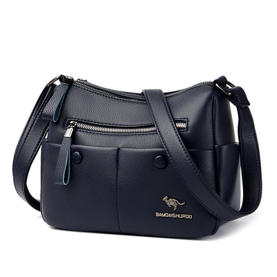 Bolso de Cuero Suave para Mamá - Diseño Minimalista y Versátil - Image 8
