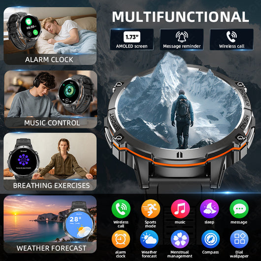 Reloj Inteligente X3 Pantalla Grande HD con Llamadas Bluetooth y Monitoreo de Salud - Image 3