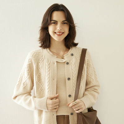 Cardigan de Cachemira Gruesa para Mujer - Image 4