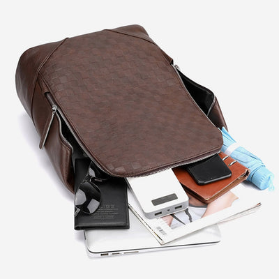 Mochila Casual para Computadora con Diseño Tejido Moderno - Image 13