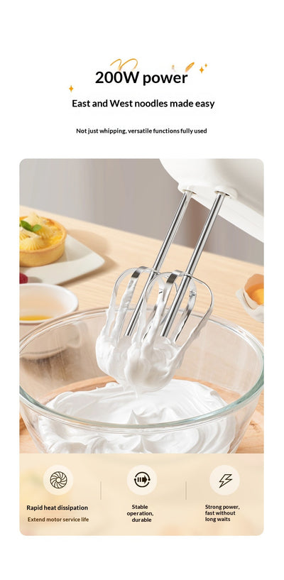 Batidora Eléctrica de Mano con Doble Batidor para Crema - Image 9