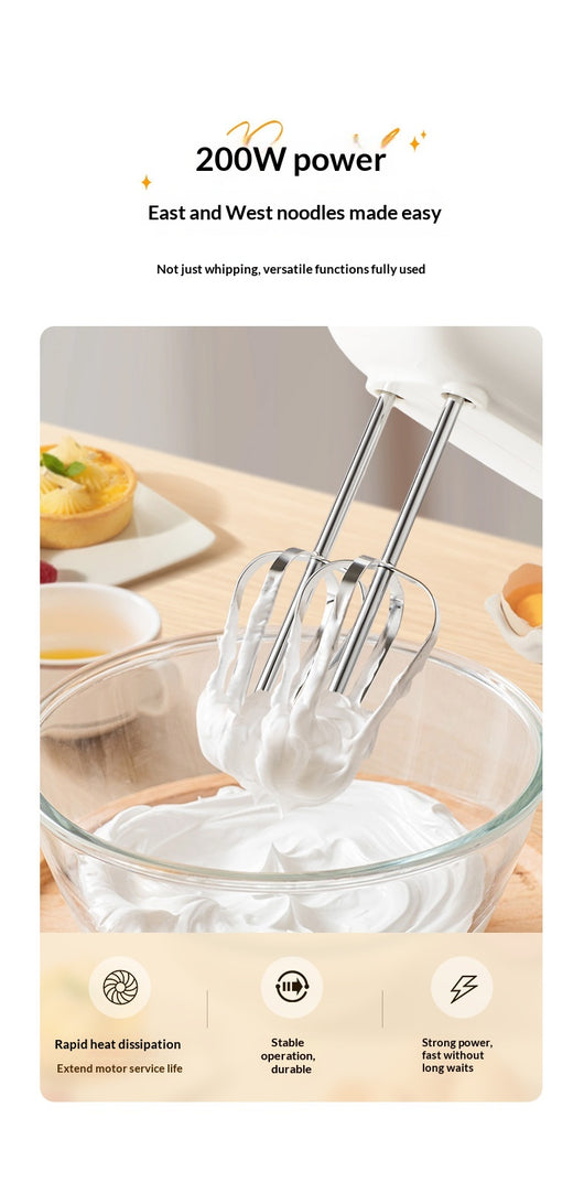 Batidora Eléctrica de Mano con Doble Batidor para Crema - Image 9