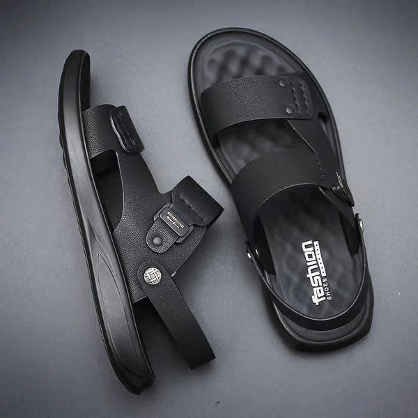 Sandalias Casuales de Cuero Genuino Transpirables para Hombre - Image 5