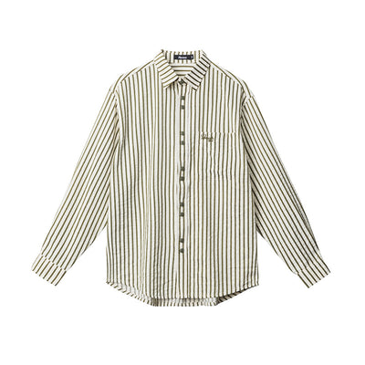 Blusa Rayas Retro Mujer Otoño Invierno Estilo Europeo Americano - Image 9