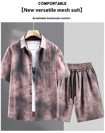 Conjunto de Dos Piezas: Camisa y Shorts Holgados Talla Grande - Image 11