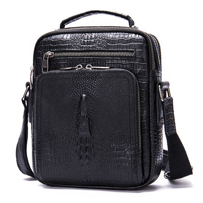 Bolsa Mensajero de Cuero Genuino Vintage Estilo Caballo Loco - Image 5