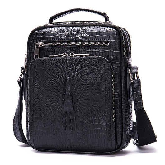 Bolsa Mensajero de Cuero Genuino Vintage Estilo Caballo Loco - Image 5